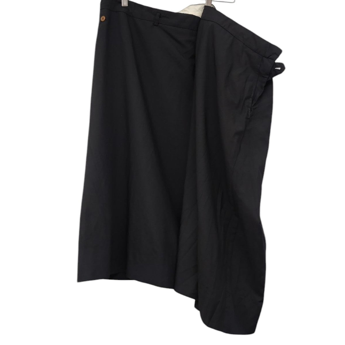 COMME des GARCONS(コムデギャルソン) ポリ縮絨変形ラップスカート  