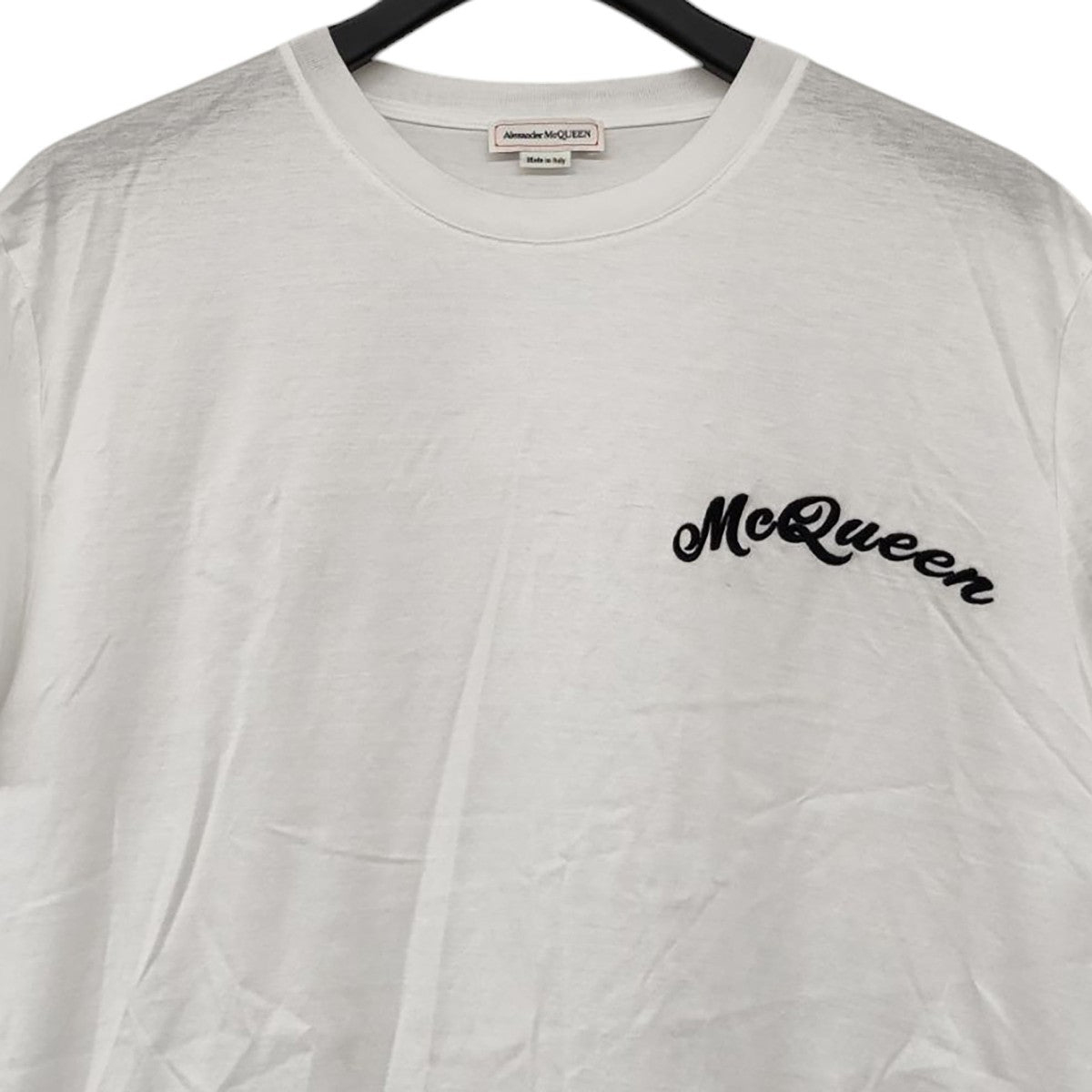 ALEXANDER McQUEEN エンブロイダリーロゴ Tシャツ 古着・中古-2枚目のアイテム画像