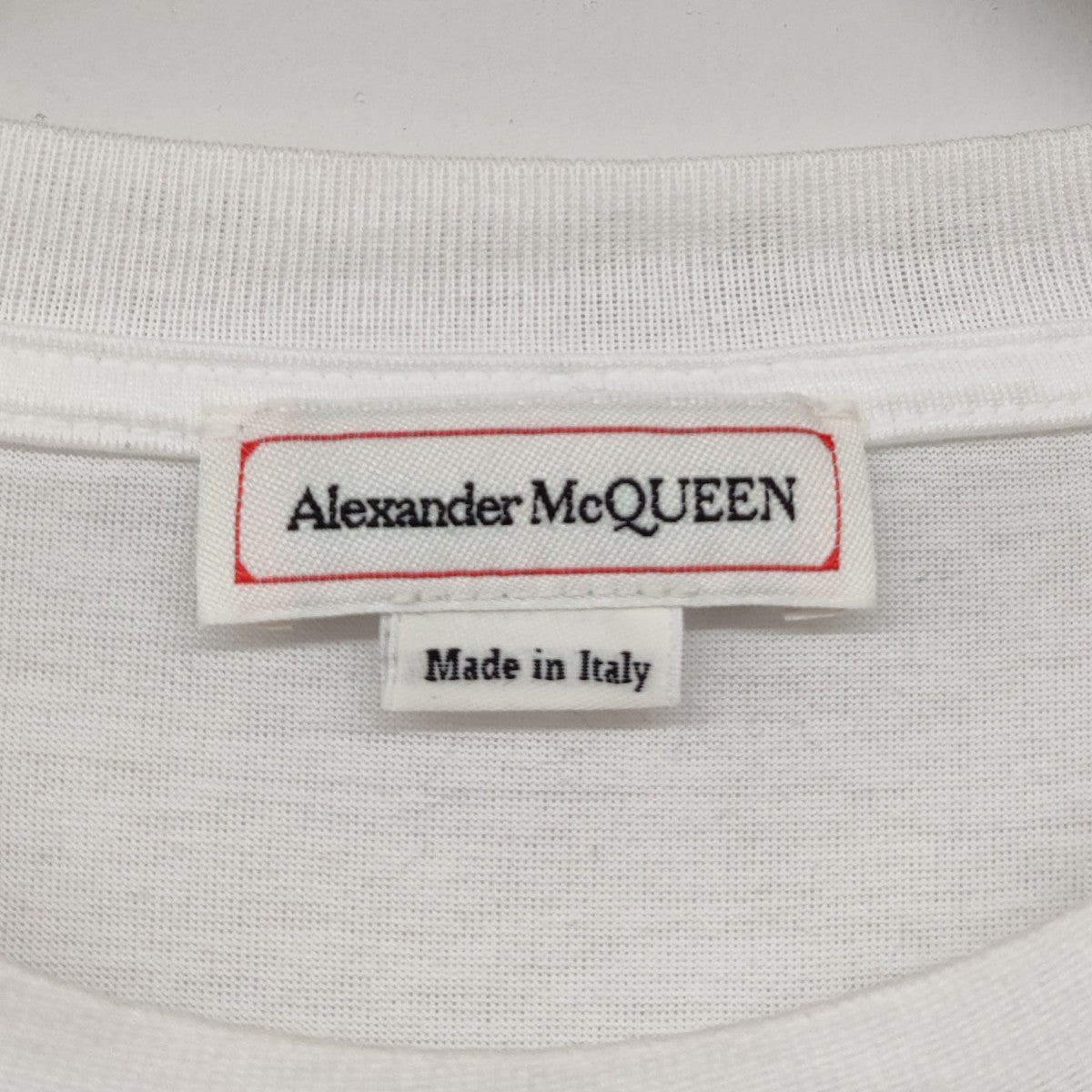 ALEXANDER McQUEEN エンブロイダリーロゴ Tシャツ 古着・中古-4枚目のアイテム画像