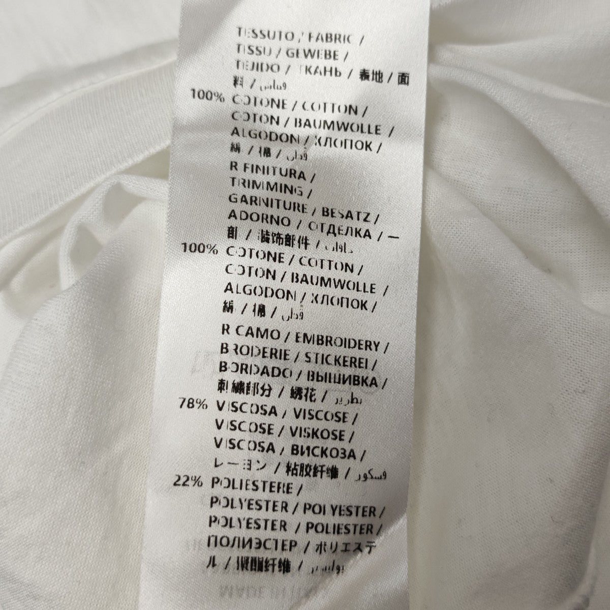 ALEXANDER McQUEEN エンブロイダリーロゴ Tシャツ 古着・中古-9枚目のアイテム画像