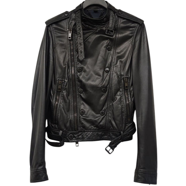 BURBERRY PRORSUM(バーバリー プローサム) 切替レザー ダブル