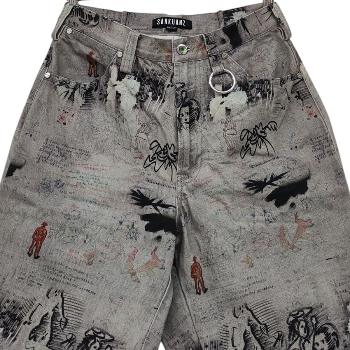 SANKUANZ(サンクアンズ) スケッチ ワイドデニムパンツ SKZM21AW
