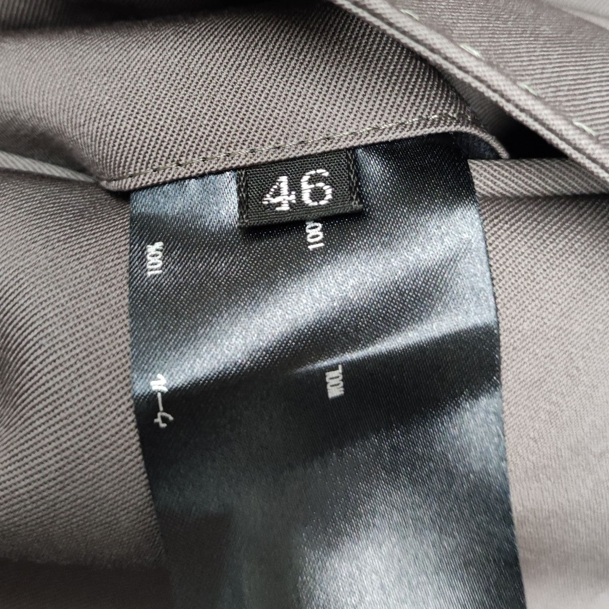 the reracs スラックス　グレー　テーパード　リネン THE RERACS(ザリラクス) THE EASY SLACKS WIDE ワイドスラックス