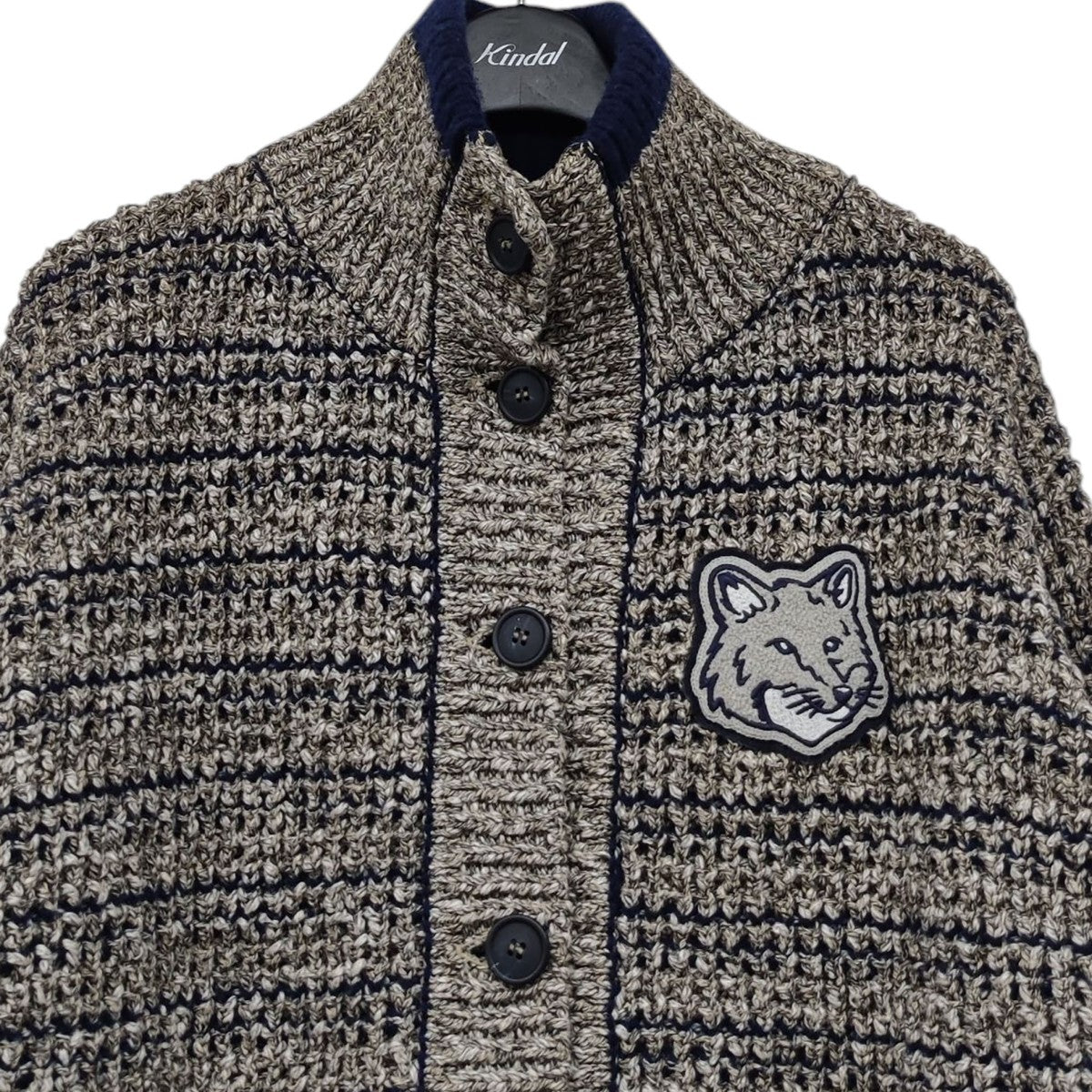 MAISON KITSUNE(メゾンキツネ) コットンニットカーディガン FOX HEAD