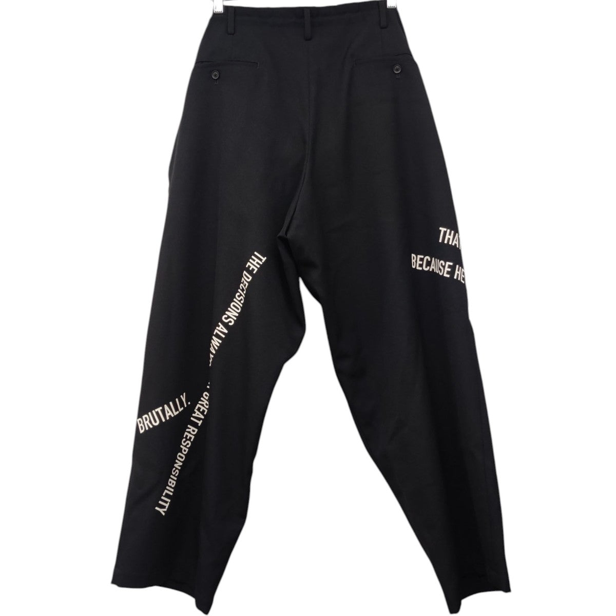 ★ヨウジヤマモトプールオム　日本製　2タック　スラックス　テーパード　パンツ Yohji Yamamoto pour homme(ヨウジヤマモトプールオム) 2021AW 2タック