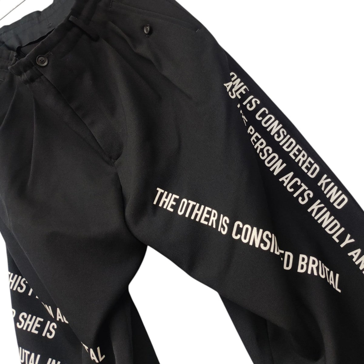 ★ヨウジヤマモトプールオム　日本製　2タック　スラックス　テーパード　パンツ Yohji Yamamoto pour homme(ヨウジヤマモトプールオム) 2021AW 2タック