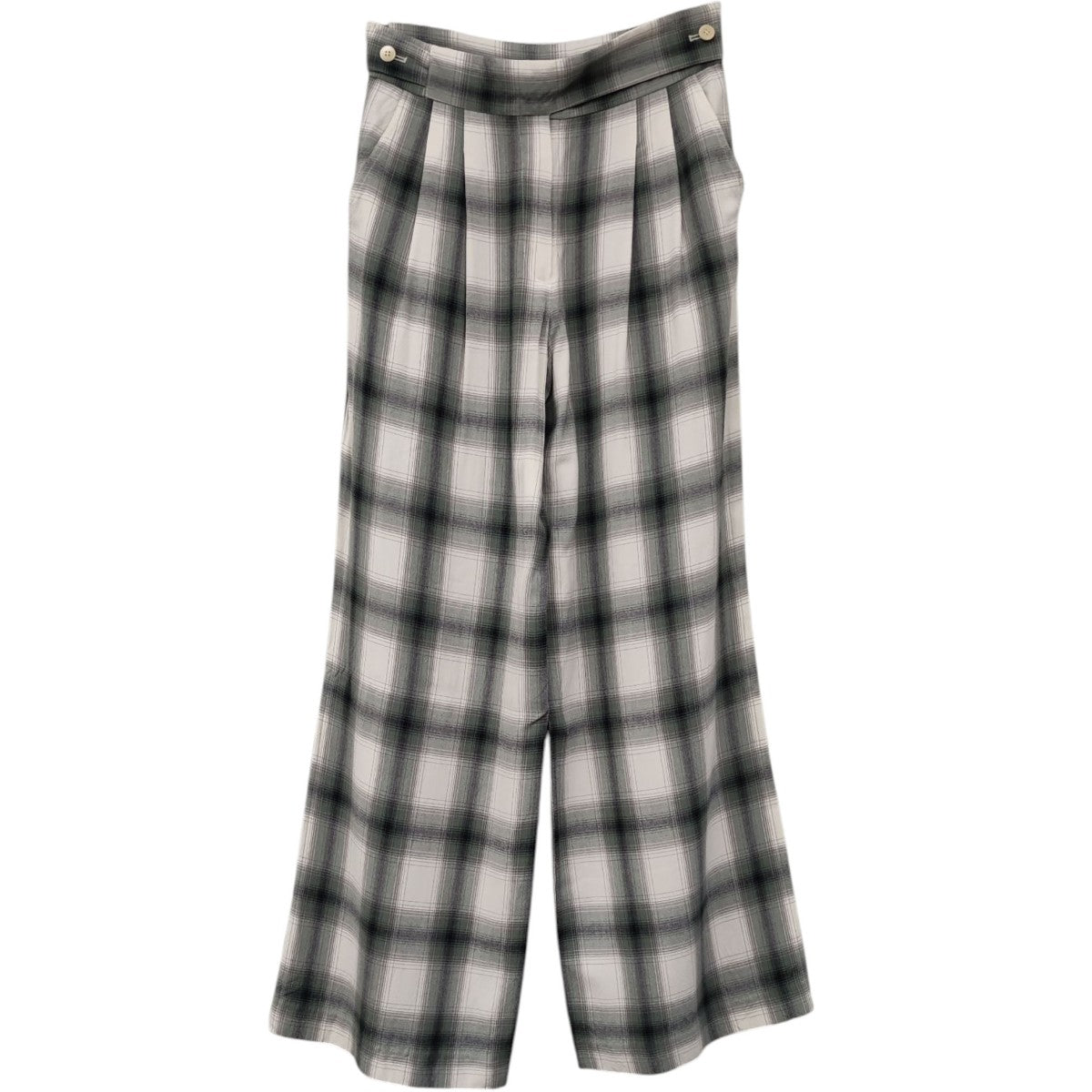 PHEENY(フィーニー) レーヨンオンブレチェック2タックスラックス