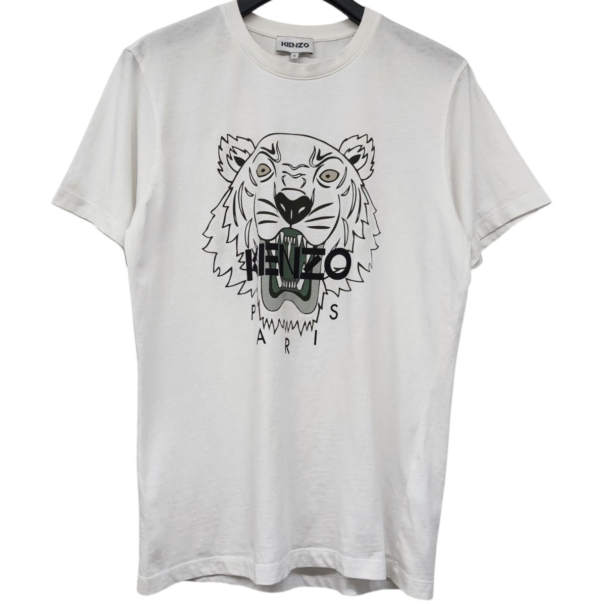 Kenzo タイガーロゴ　XLサイズ　ホワイト Kenzo - 'Kenzo Star Tiger' Oversized Embroidered T-shirt