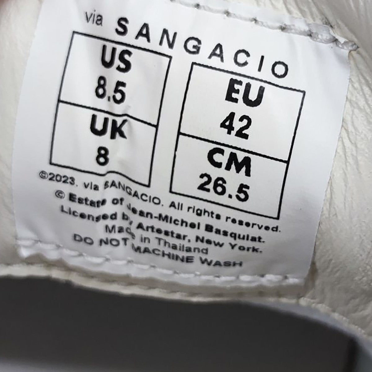 SANGACIO(サンガッチョ) Jean-Michel Basquiat にゅ レザー