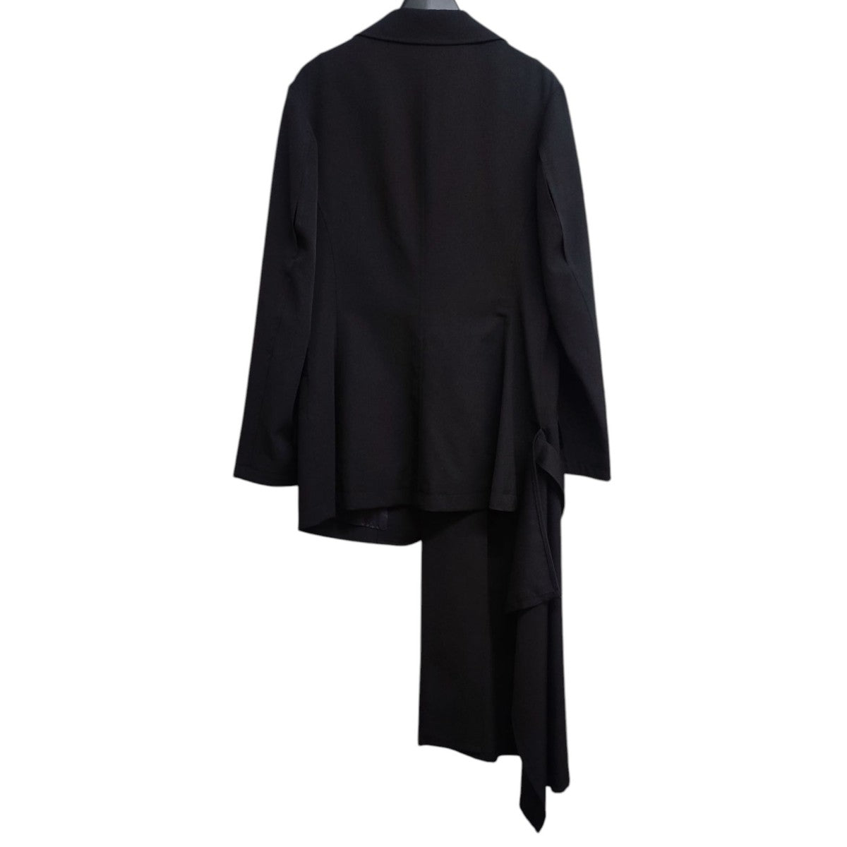 ヨウジヤマモト アシンメトリー　ジャケット YOHJI YAMAMOTO(ヨウジヤマモト) la vie en noir ウールギャバ