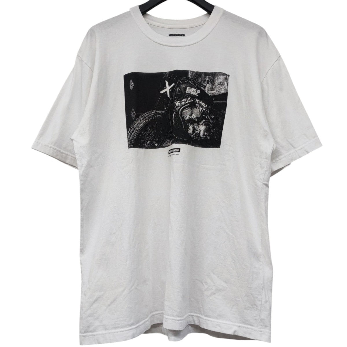 すぐ届く【NEIGHBORHOOD】SSTシャツ NH X OSAMU NAGAHAMA Neighborhood Osamu Nagahama SS-3 T-Shirt in White | SVD USA