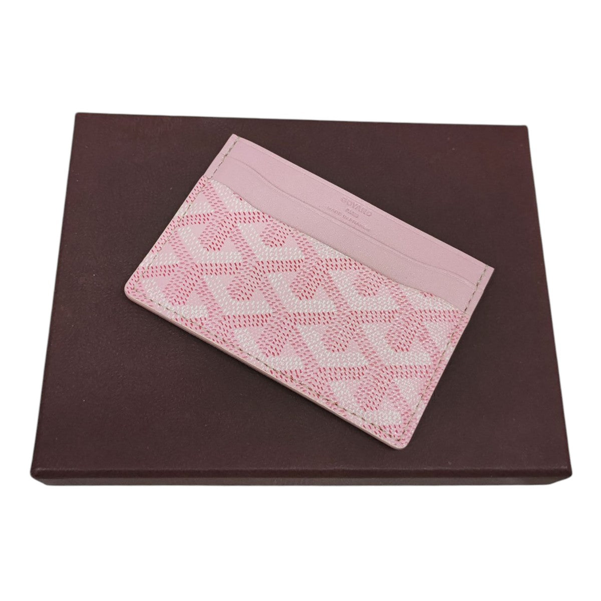 【関税送料込】ゴヤール カードケース サン・シュルピス レッド GOYARD ゴヤール サンシュルピス カードケース レッド : BRING