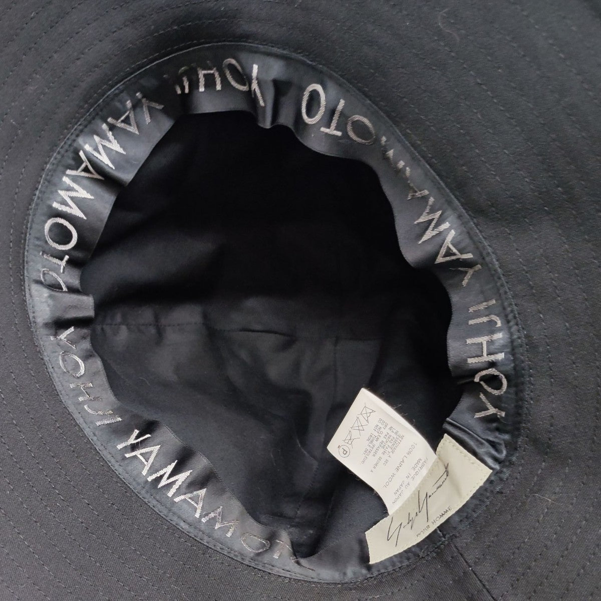 【定番】フェドラハット　yohji yamamoto pour homme Yohji Yamamoto POUR HOMME シワギャバフェドラハット - Ka na