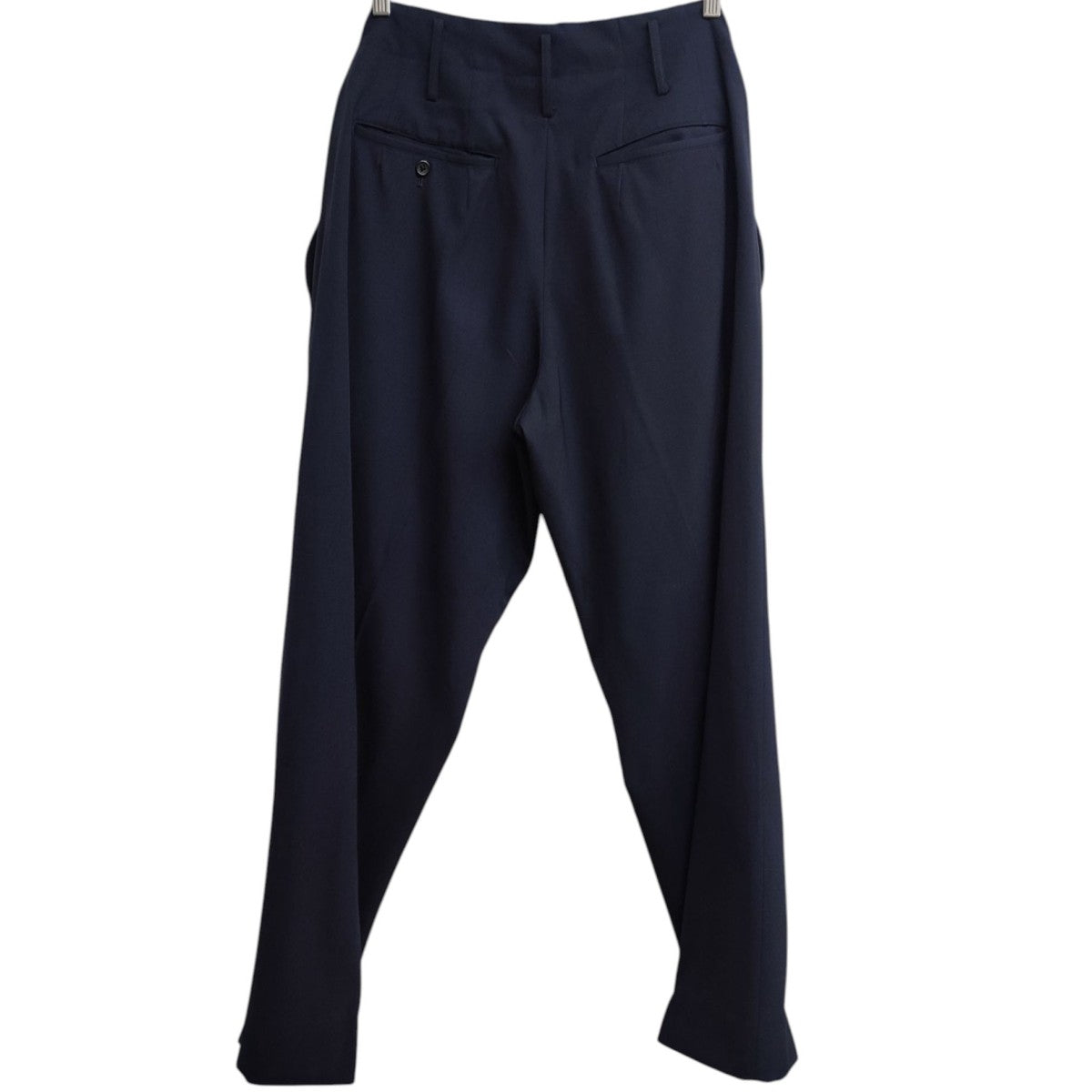 美品⭐️ヨウジヤマモトプールオム ウールギャバジン ワイドテーパードパンツ L Yohji Yamamoto pour homme(ヨウジヤマモトプールオム) 丸文字