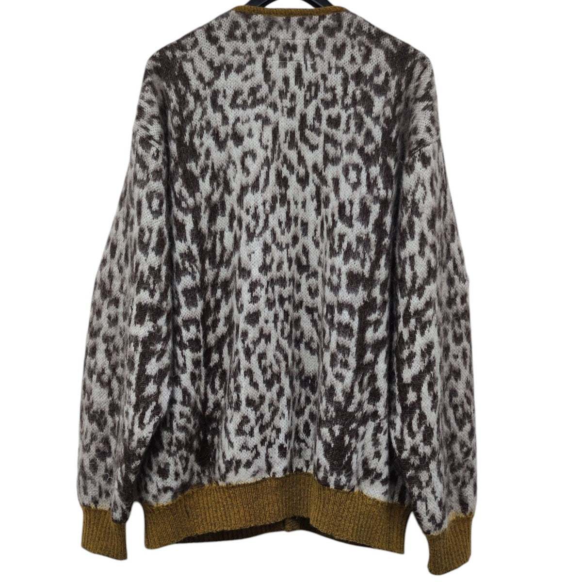 ワコマリア　レオパードカーディガン23ss WACKO MARIA (ワコマリア) LEOPARD MOHAIR CARDIGAN (レオパード