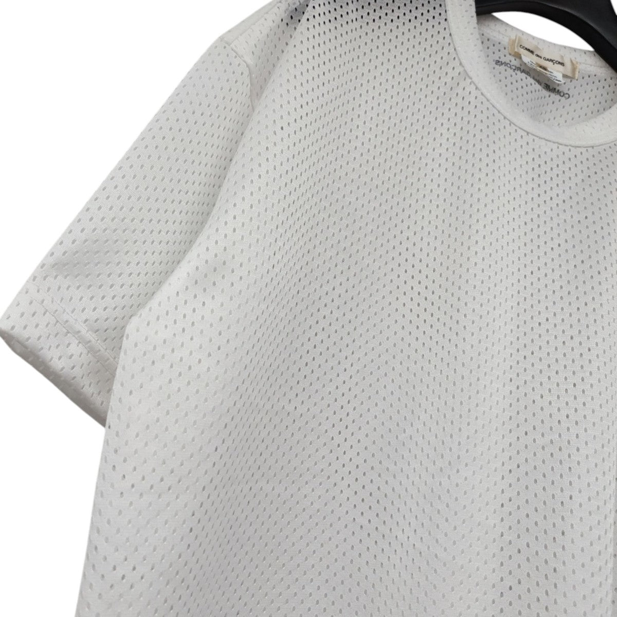 コムデギャルソン メッシュ カットソー L ホワイト AD2024 美品 COMME des GARCONS 京都店限定 ADAM PENDLETON OJ-T001 XXL 半袖T