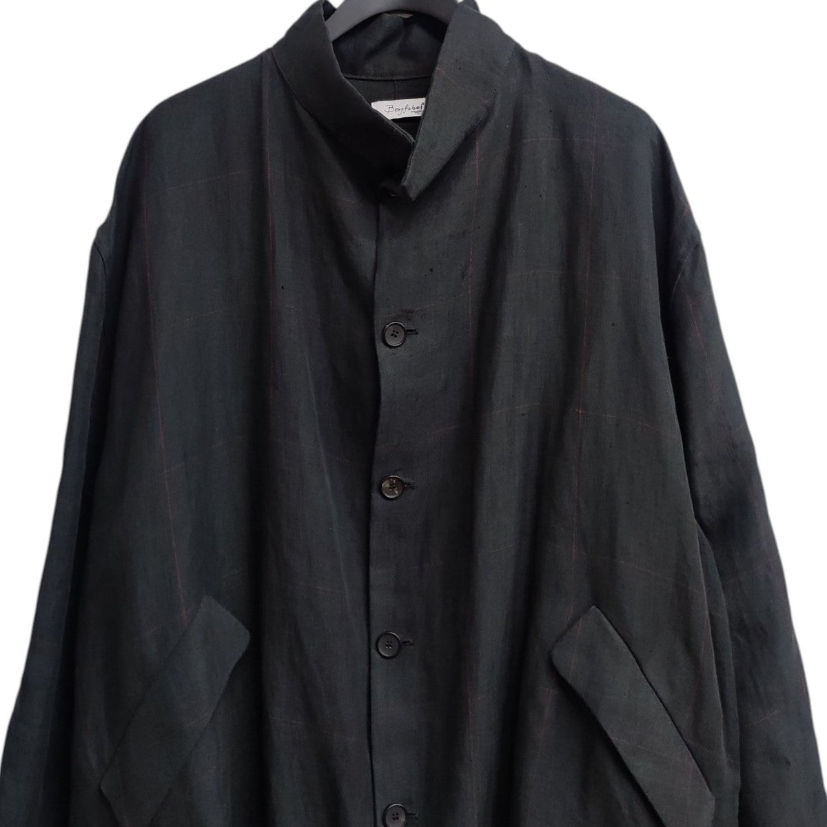 バーグファベルの黒のテーラードジャケット Bergfabel(バーグファベル) テーラードジャケット96-07-75-07003 96-07