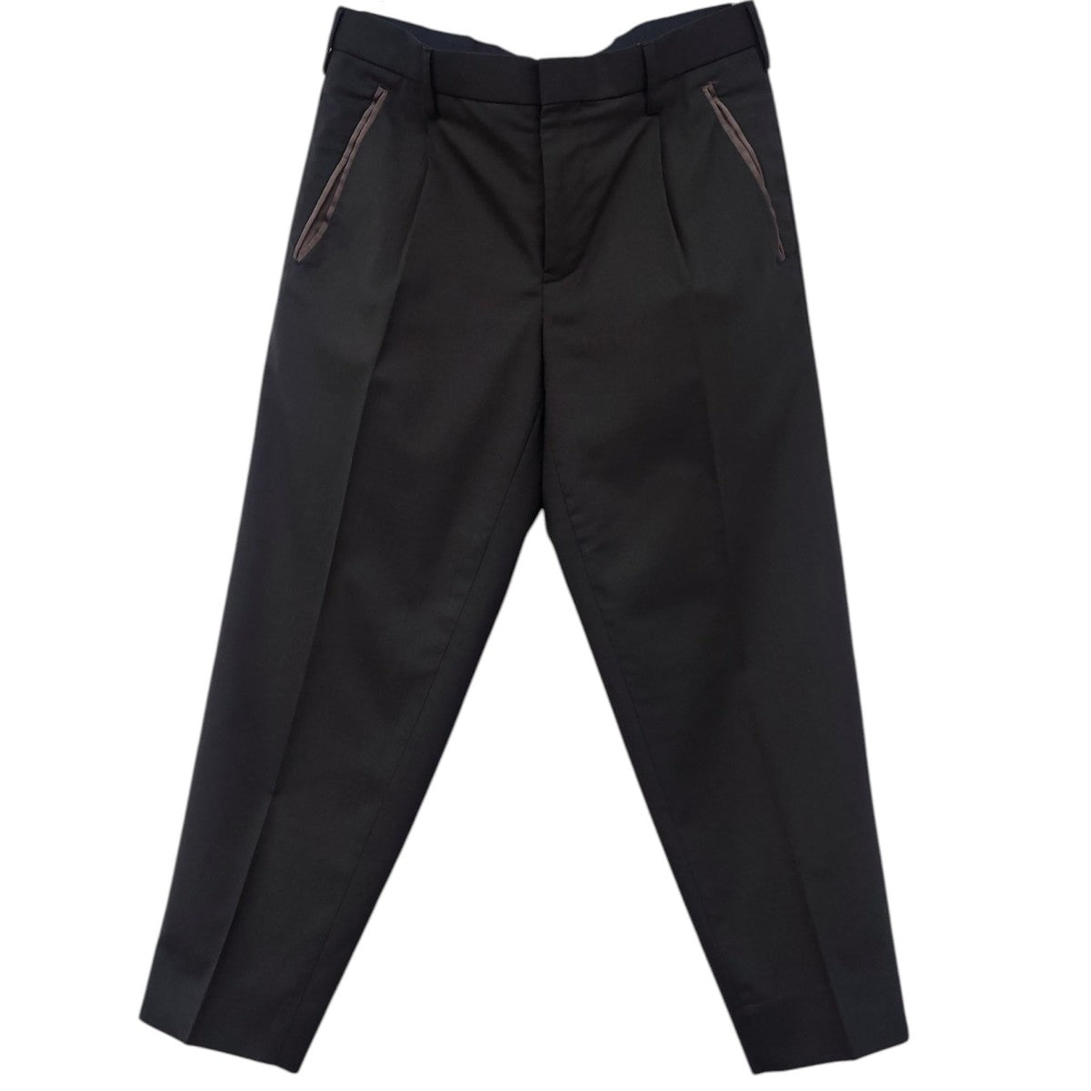 kolor 20ss テーパードパンツ　size:1 KOLOR(カラー) テーパードスラックス 20SCM-P35119S ブラック