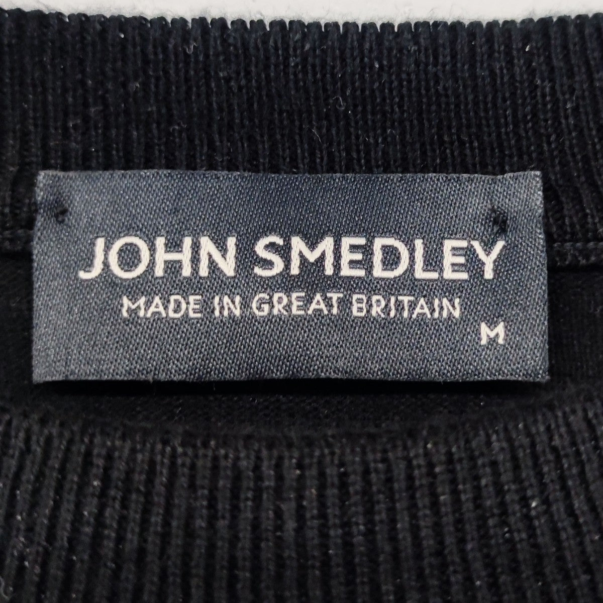 JOHN SMEDLEY 半袖コットンニット 古着・中古-4枚目のアイテム画像
