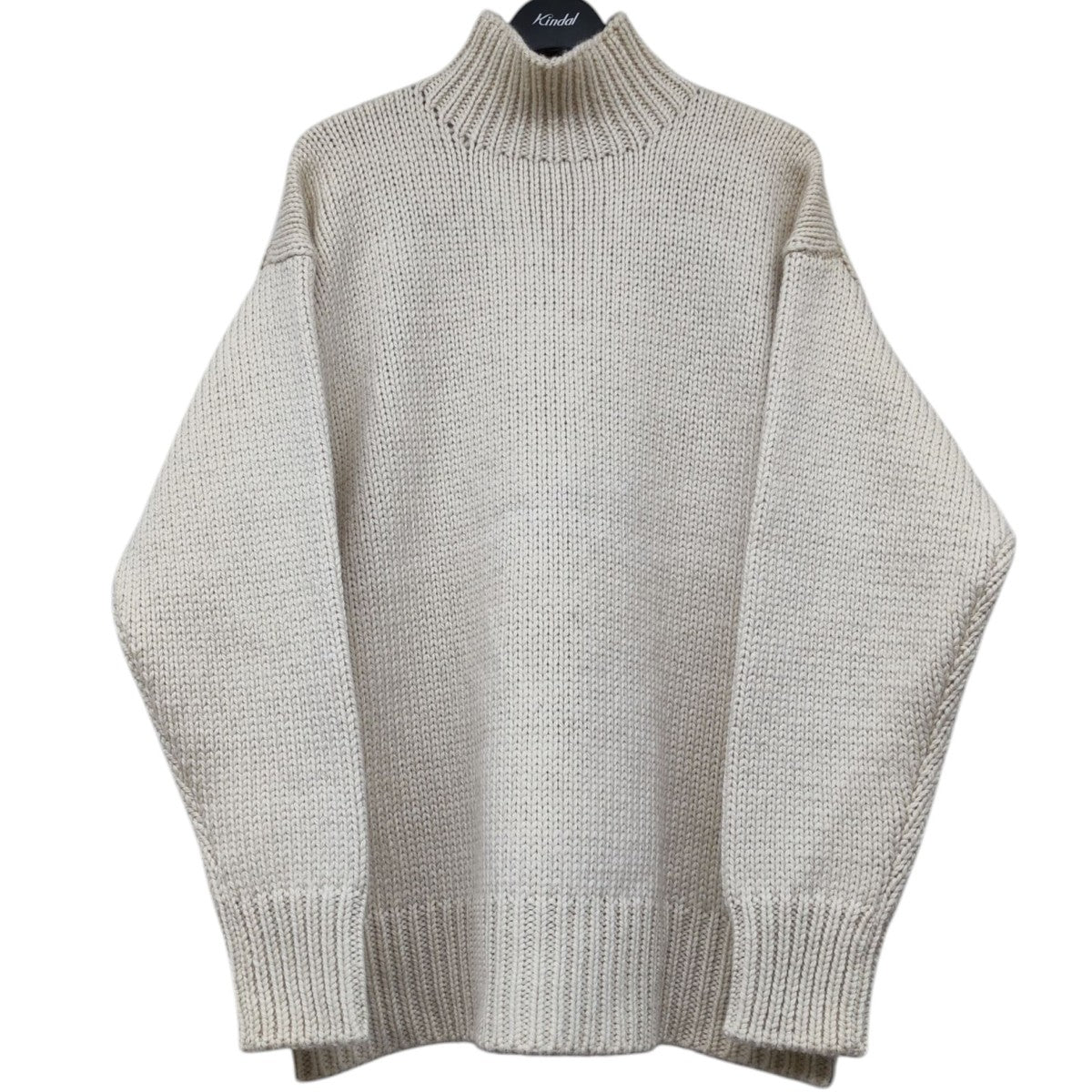 JIL SANDER Wool mohair blend oversize pullover タートルニット J21GP0039 古着・中古-1枚目のアイテム画像