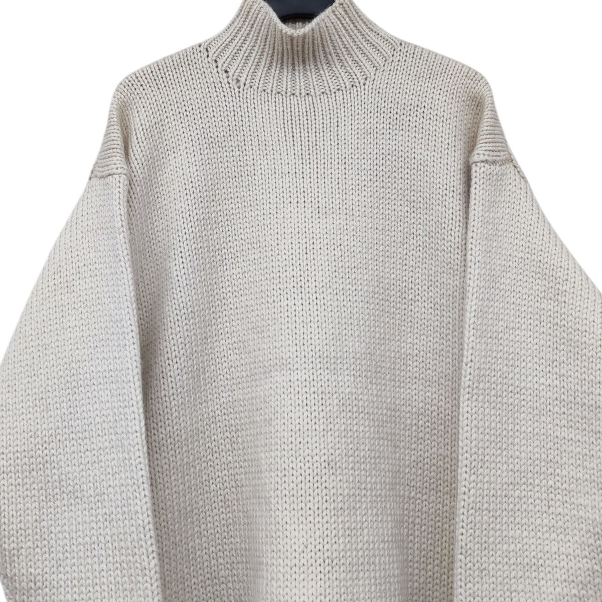 JIL SANDER Wool mohair blend oversize pullover タートルニット J21GP0039 古着・中古-2枚目のアイテム画像