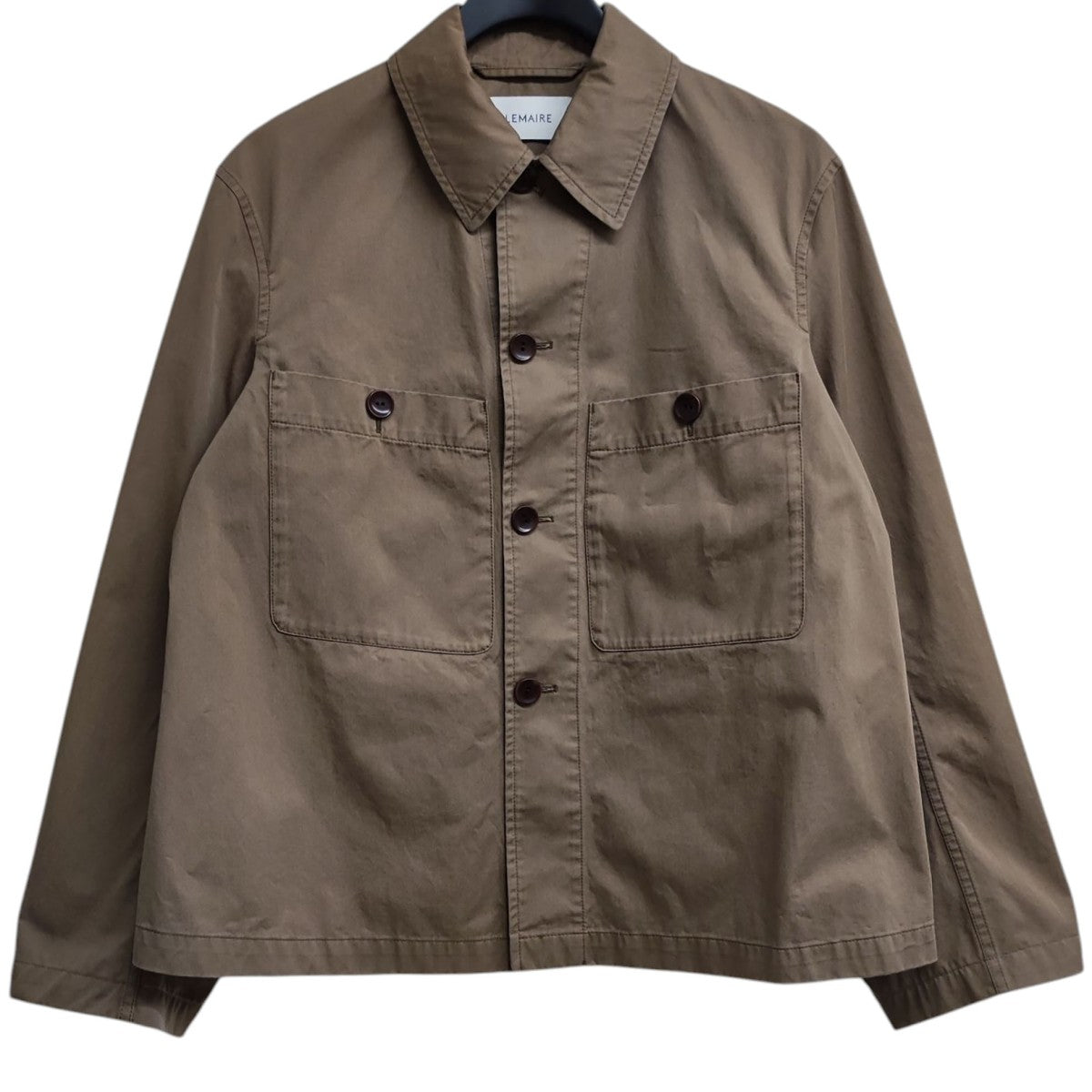 未使用 23ss LEMAIRE ルメール シャツ ブラウン ストライプ 未使用 23ss LEMAIRE ルメール シャツ ブラウン ストライプ