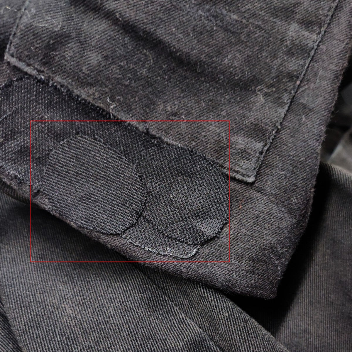 新品未使用　Pherrow's ブラック　テーパード　ワイドイージーパンツ ワンフォークロージング 1111clothing ◇サイドダメージ ワイド