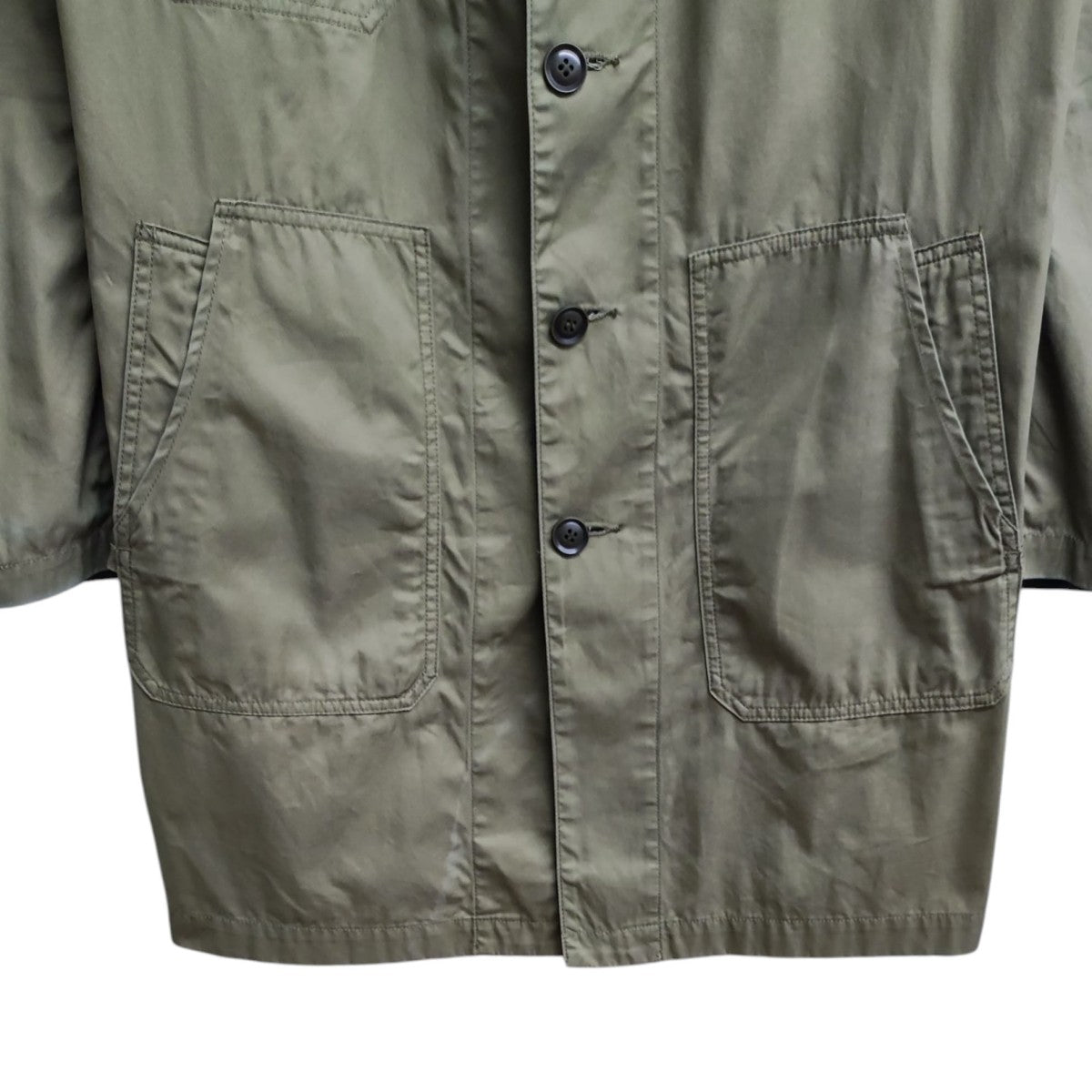 Yohji Yamamoto pour homme ミリタリーテイスト ロングジャケット 古着・中古-5枚目のアイテム画像