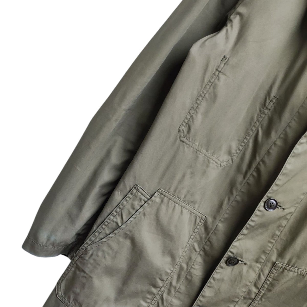 Yohji Yamamoto pour homme ミリタリーテイスト ロングジャケット 古着・中古-6枚目のアイテム画像