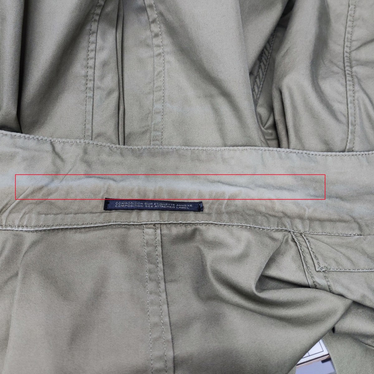 Yohji Yamamoto pour homme ミリタリーテイスト ロングジャケット 古着・中古-7枚目のアイテム画像