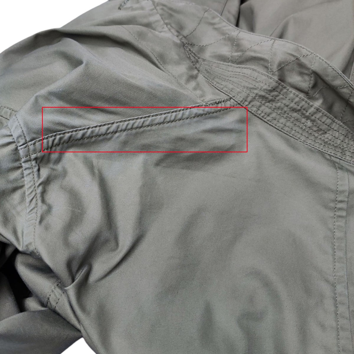 Yohji Yamamoto pour homme ミリタリーテイスト ロングジャケット 古着・中古-8枚目のアイテム画像