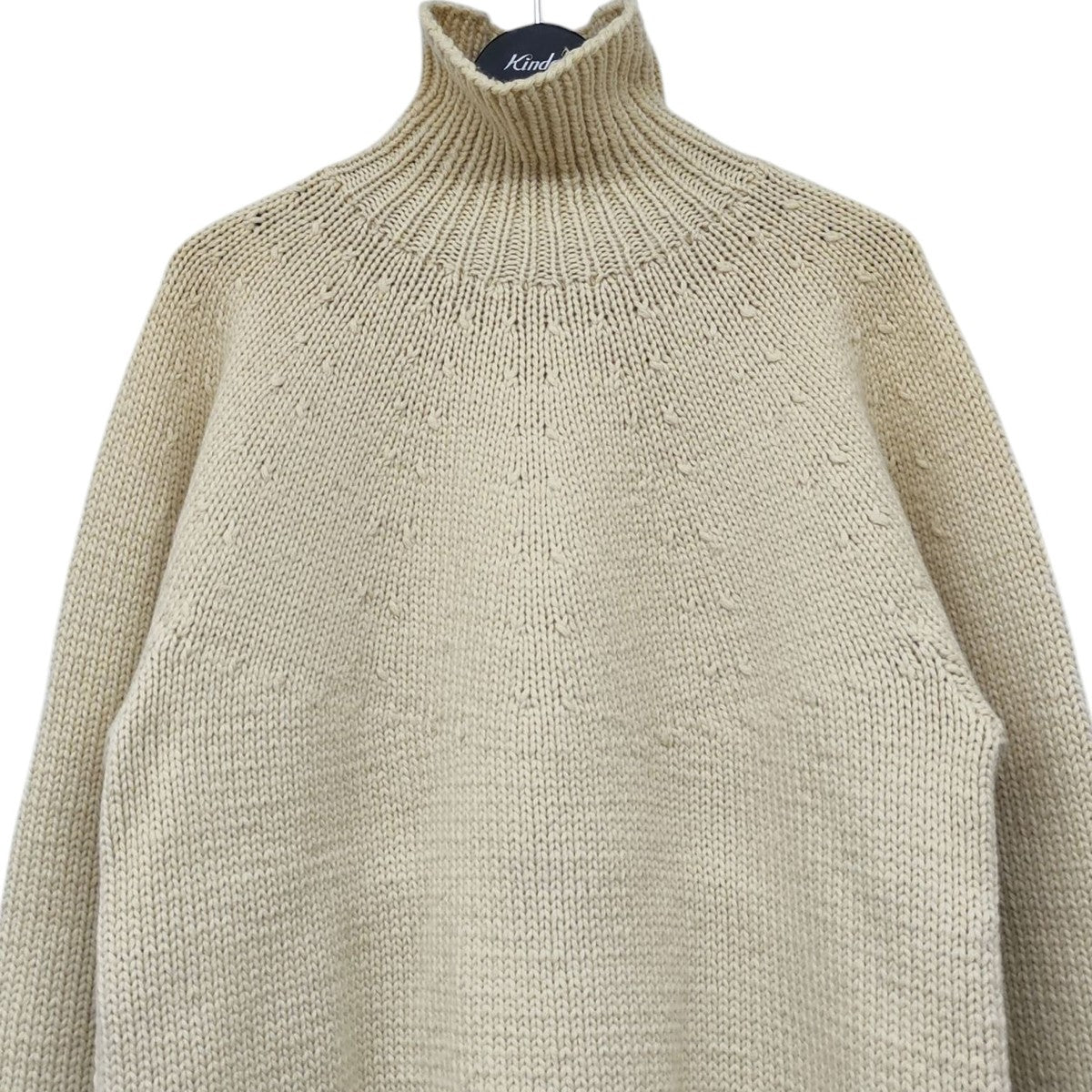 COMOLI(コモリ) カシミア和紙ハンドタートルネックニット N03