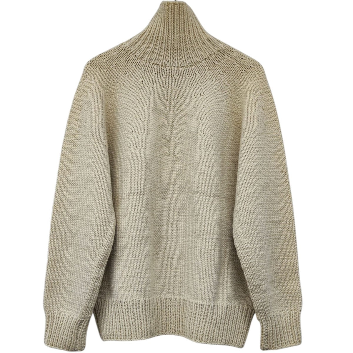 COMOLI(コモリ) カシミア和紙ハンドタートルネックニット N03-06009