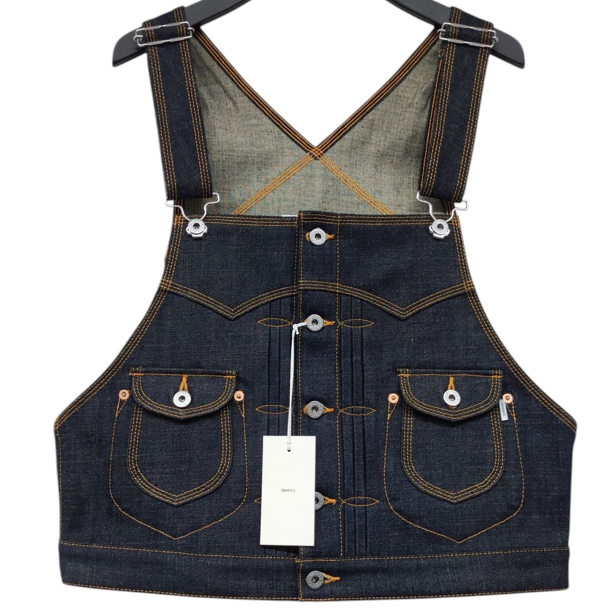 SUGARHILL DENIM VESTデニムベスト LCLASS007 ブルー SUGARHILL(シュガーヒル) DENIM VEST デニムベスト LCLASS007