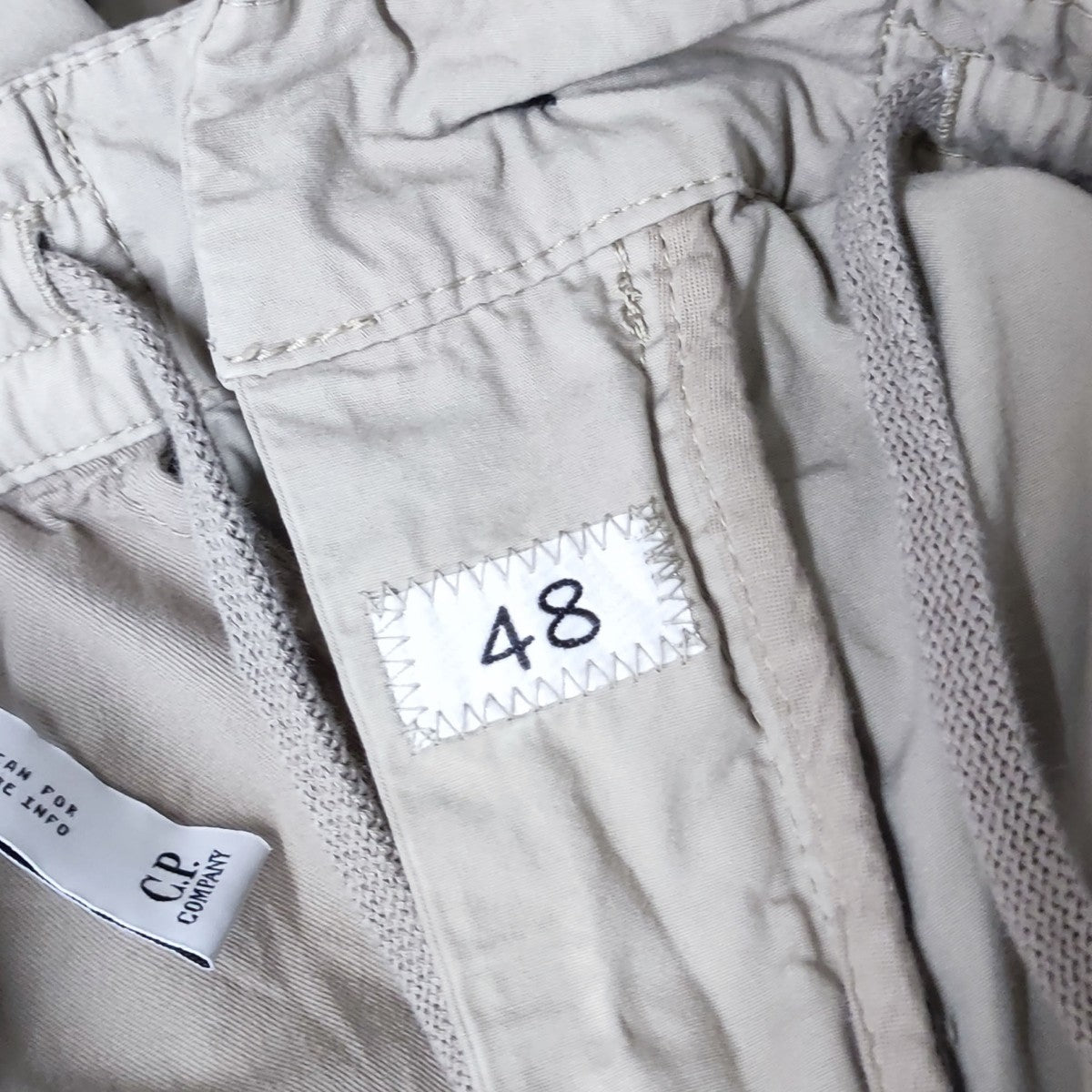 C．P COMPANY 2025SS Microreps Boxy Cargo Lens Pants カーゴパンツ 古着・中古-8枚目のアイテム画像