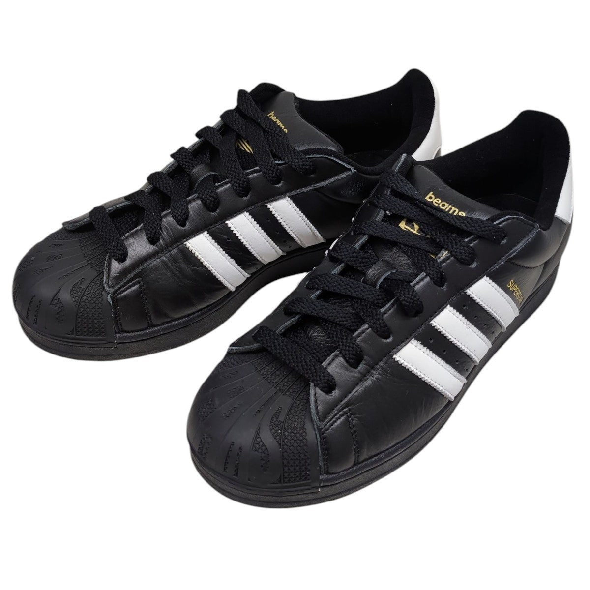 BEAMS×adidas Originals 別注 SUPERSTAR II BLACK ローカット