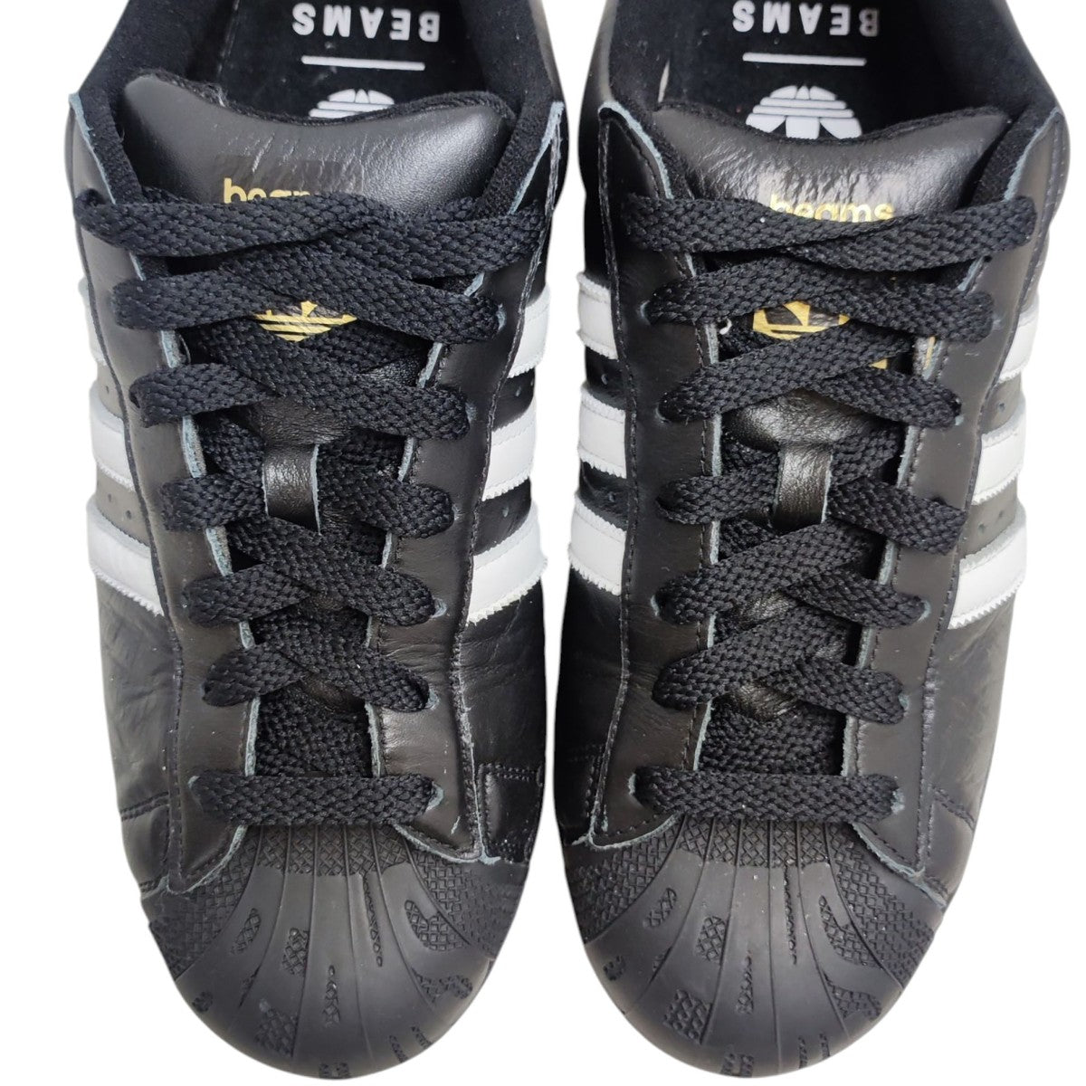 BEAMS×adidas Originals 別注 SUPERSTAR II BLACK ローカット