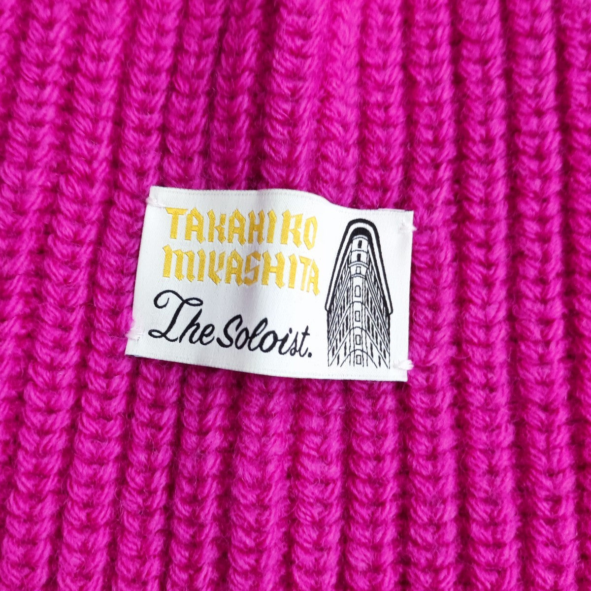 Soloistアランパターンバラクラバ　ブラック TAKAHIROMIYASHITA thesoloist. バラクラバ ブラック タカヒロミヤシタ