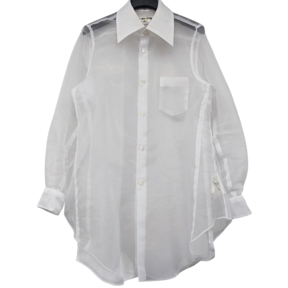 コムコム　2025SS ブラウス COMME des GARCONS(コムデギャルソン) 2025SS シースルー