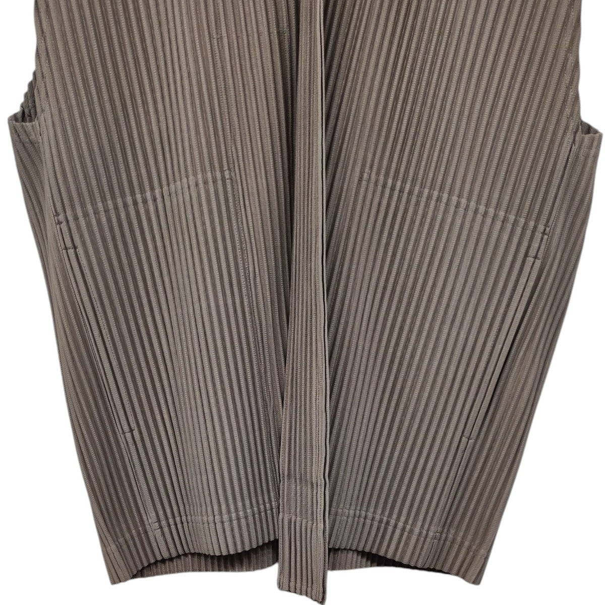 美品　オムプリッセ　カットソー　バイカラー オム プリッセ イッセイミヤケ A-POC バックプリント プリーツロング