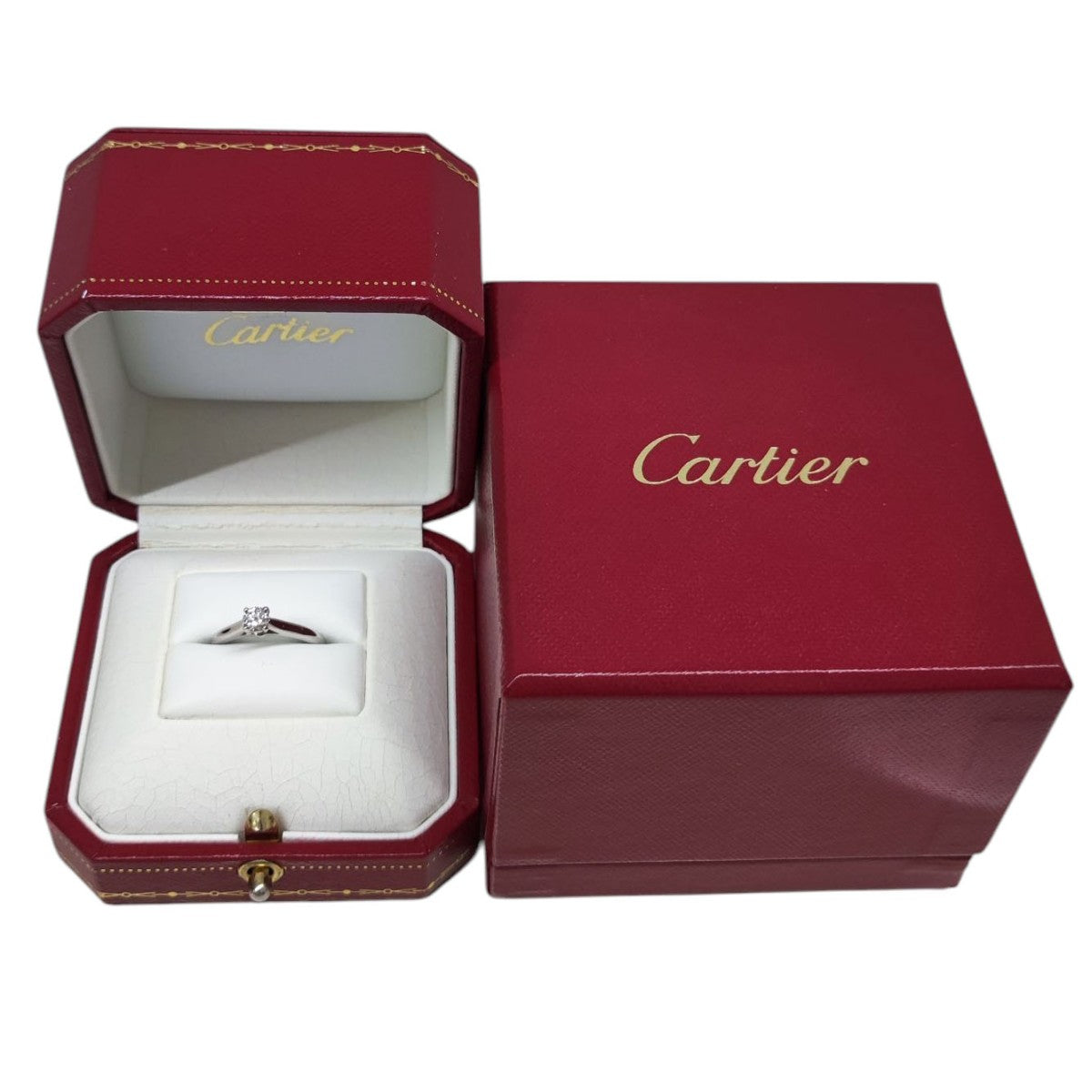 Cartier ダイヤモンド ソリテール リング 古着・中古-2枚目のアイテム画像