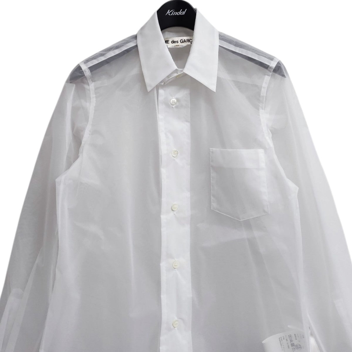 COMME des GARCONS(コムデギャルソン) 2025SS シースルーブラウス GO