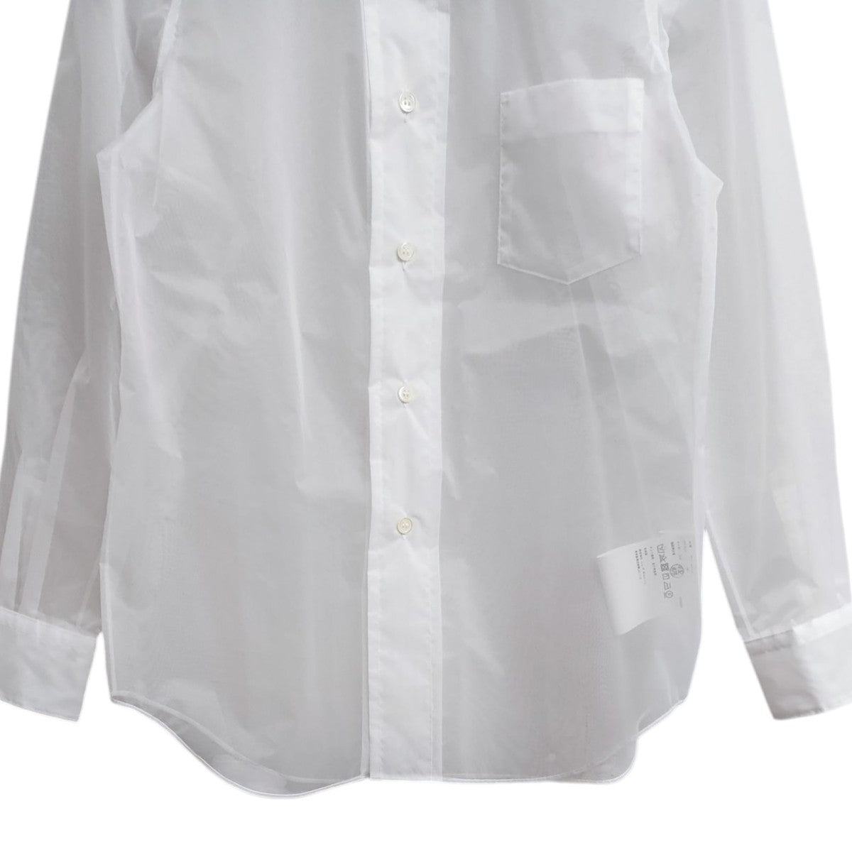 COMME des GARCONS 2025SS シースルーブラウス 古着・中古-6枚目のアイテム画像