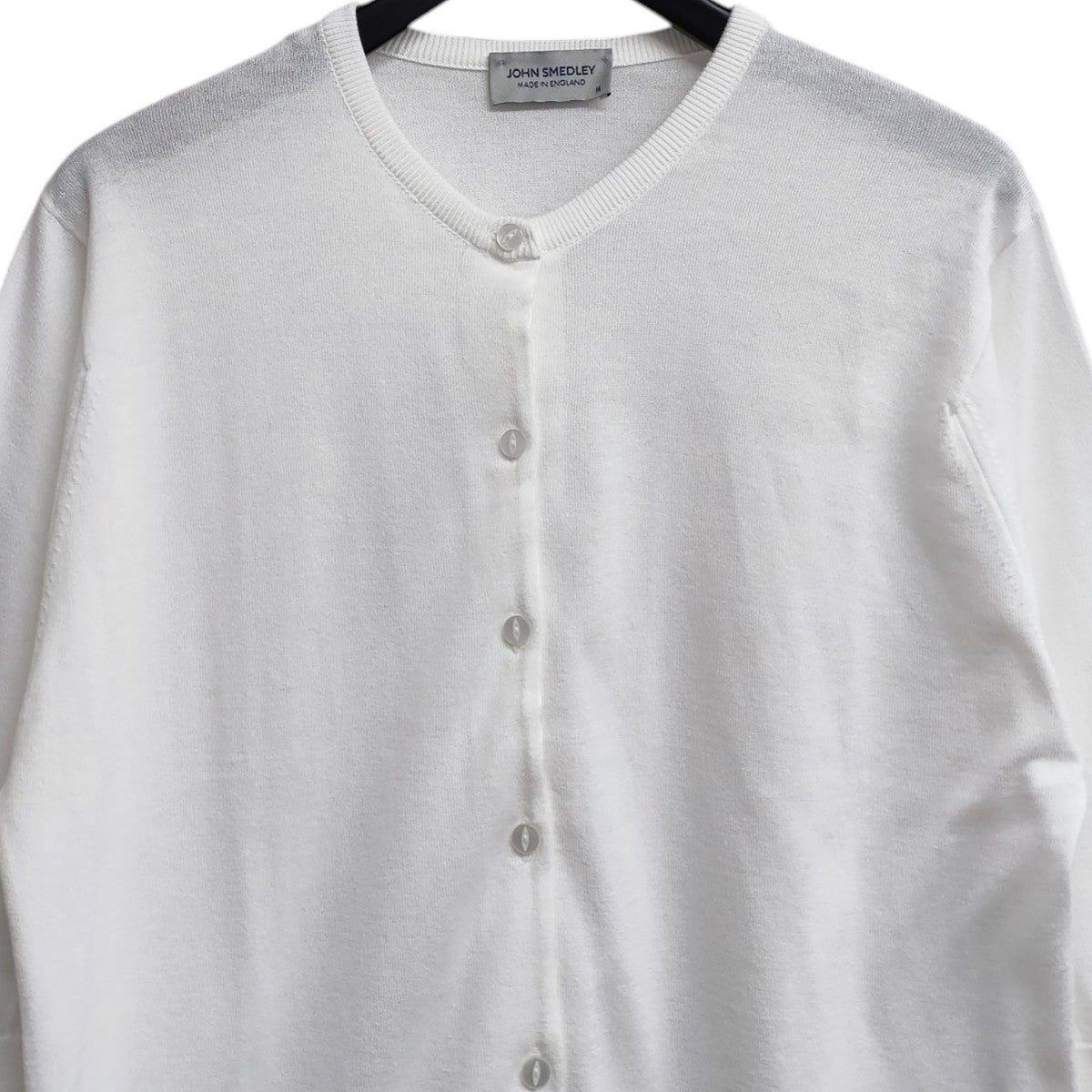 JOHN SMEDLEY 5分袖カーディガン 古着・中古-2枚目のアイテム画像
