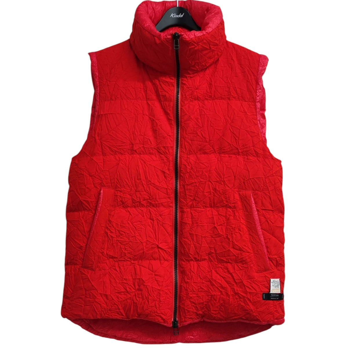 WRINKLED WOOL DOWN VEST シワ加工ダウンベスト