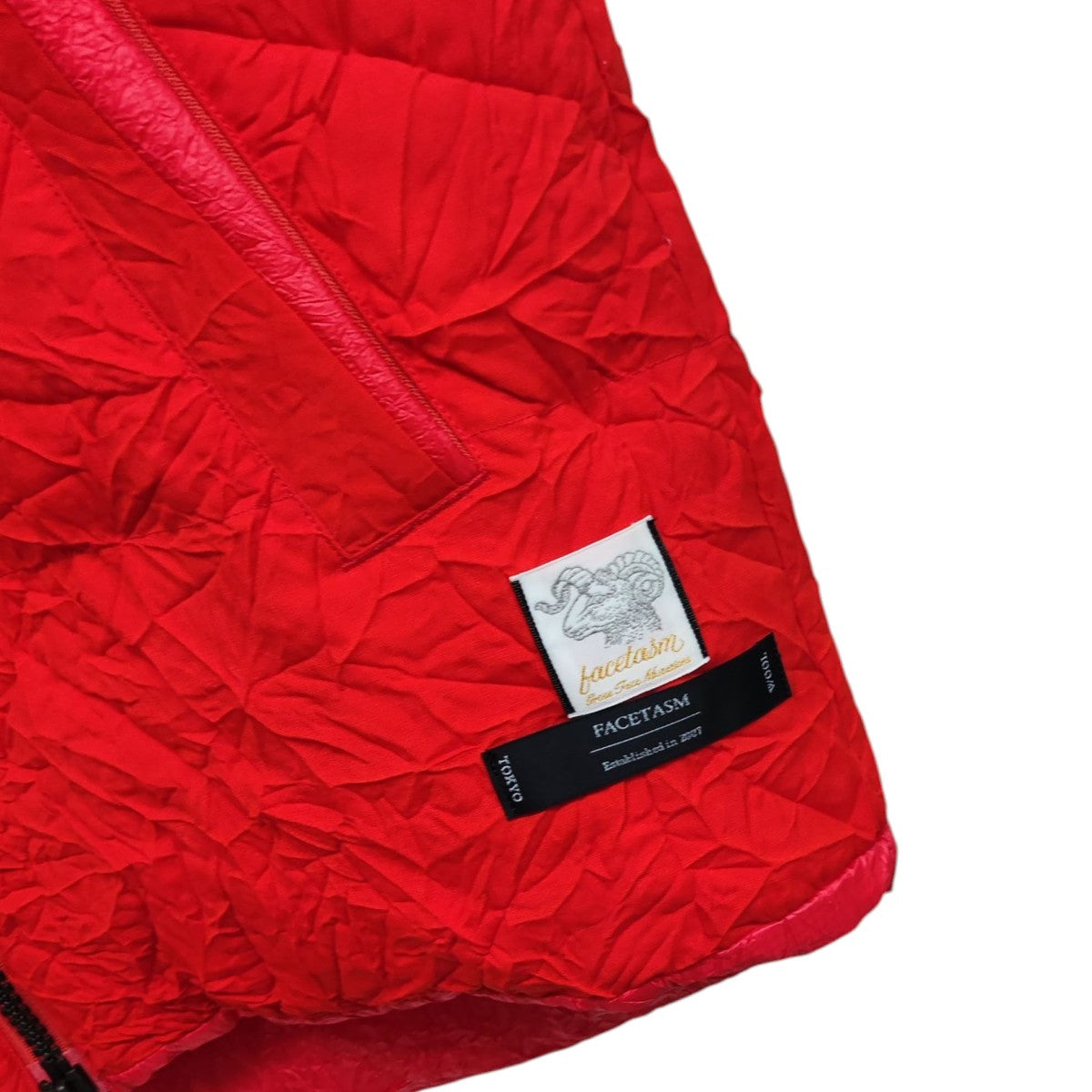 WRINKLED WOOL DOWN VEST シワ加工ダウンベスト