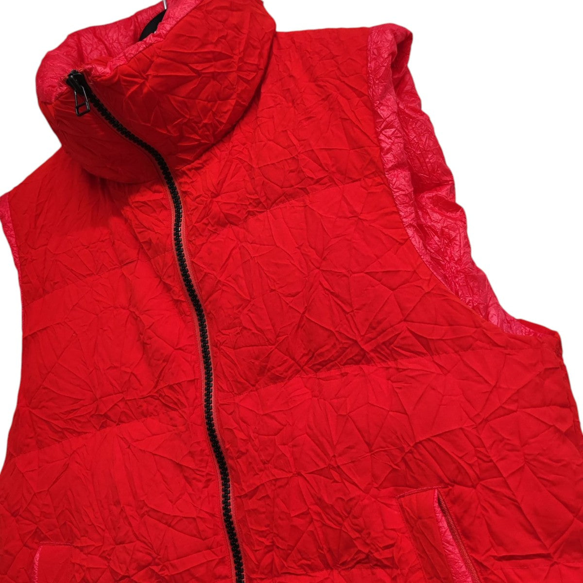 WRINKLED WOOL DOWN VEST シワ加工ダウンベスト