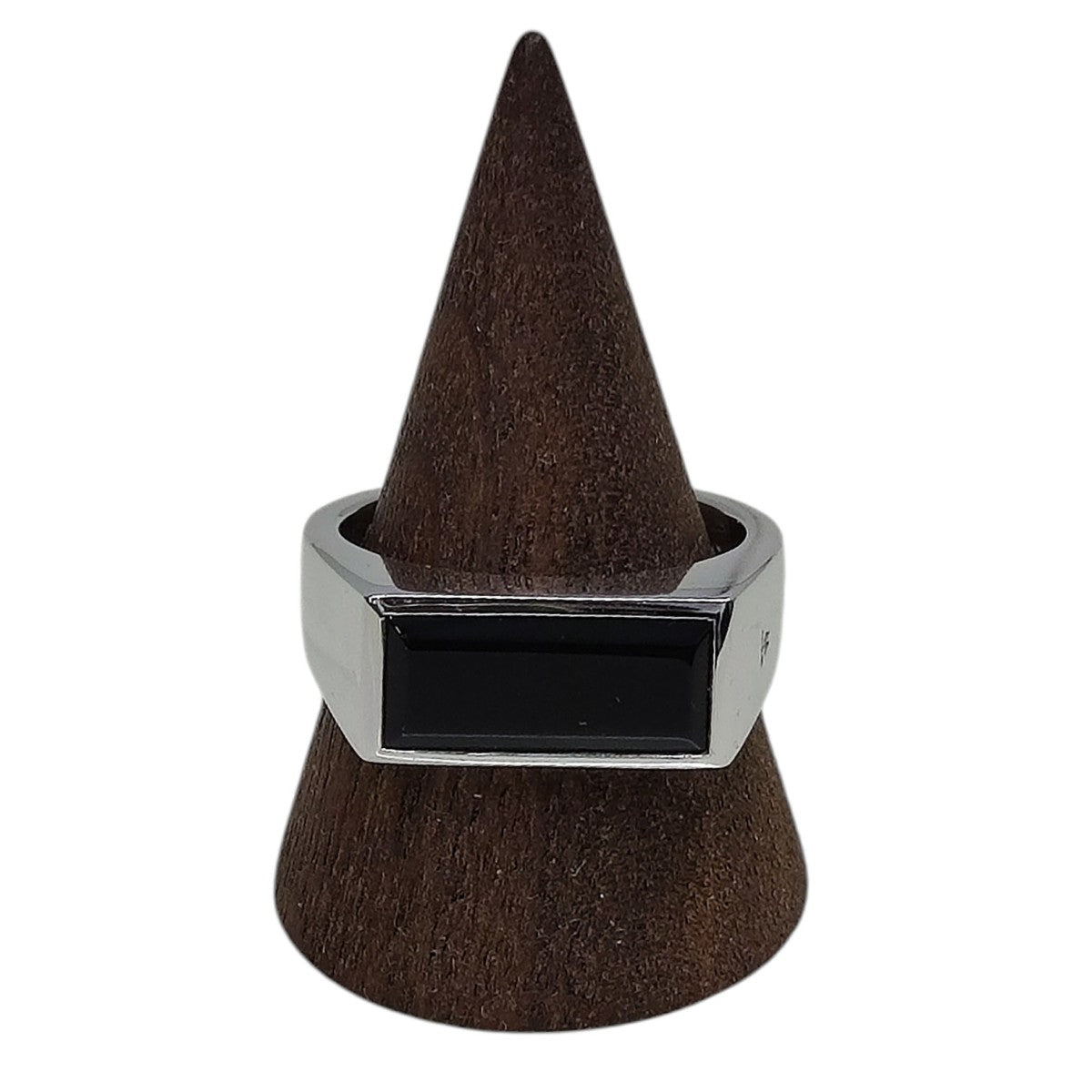 Peanky Ring Polished Black Onyx オニキスピンキーリング