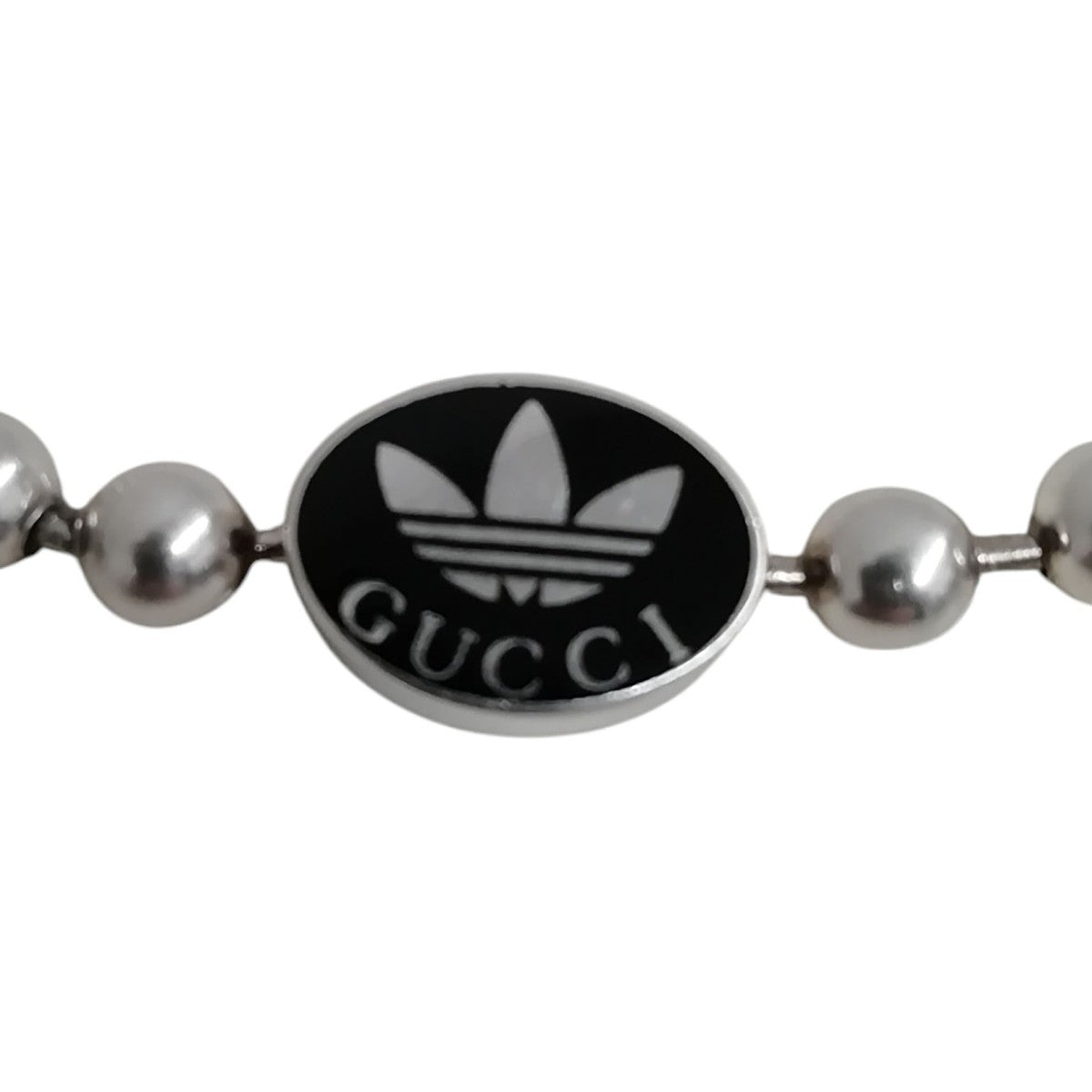 【美品✨】GUCCI × adidas シルバー925 ブレスレット 18号 GUCCI×adidas ボールチェーンブレスレット シルバー｜【公式】カインド
