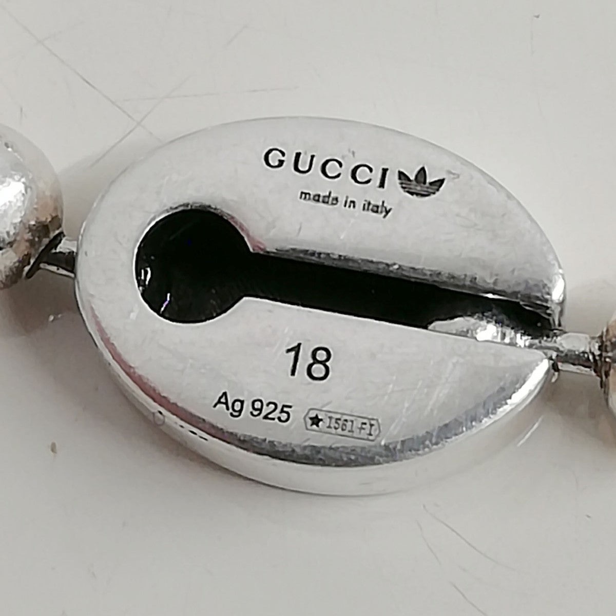 GUCCI ブレスレット  中古 中古・古着通販】GUCCI (グッチ) GGロゴボールチェーンブレスレット